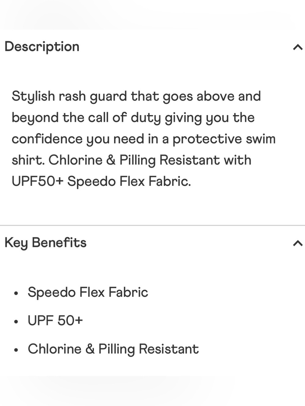 Speedo Cropped Rash Guard (XS) - Picture 10 of 10